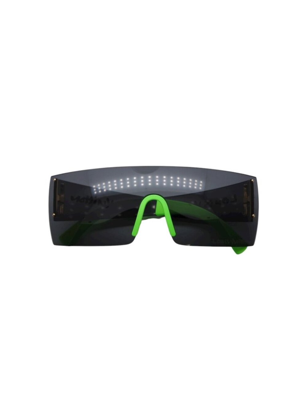 Louis Vuitton LV Graffiti Mask Sunglasses Black Green Stephen Sprouse Eyewear